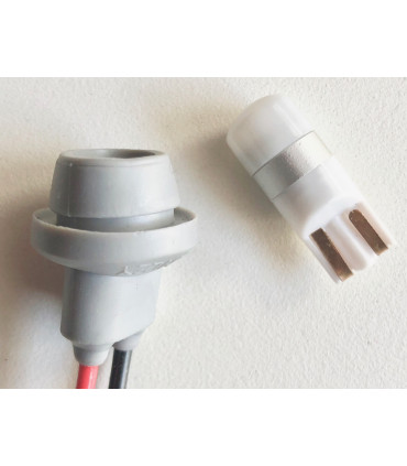 SUPPORT DE LED T10 + CÂBLE , LASER CAR