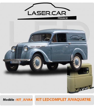 kit  ECLAIRAGE LED POUR JUVAQUATRE, JUVA4, 6V _ LASER CAR