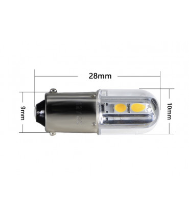 Dimensions BA9s, BA9s LED, Ampoule LED 80 lm, Laser Car, LASERCAR,Petite veilleuse, feu de position, Old timer, Young Timer