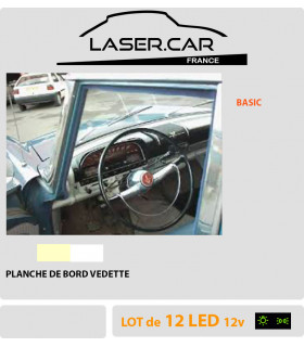 KIT AMPOULES LED PLANCHE DE BORD POUR VEDETTE FORD