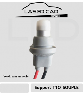 SUPPORT DE LED T10 + CÂBLE , LASER CAR