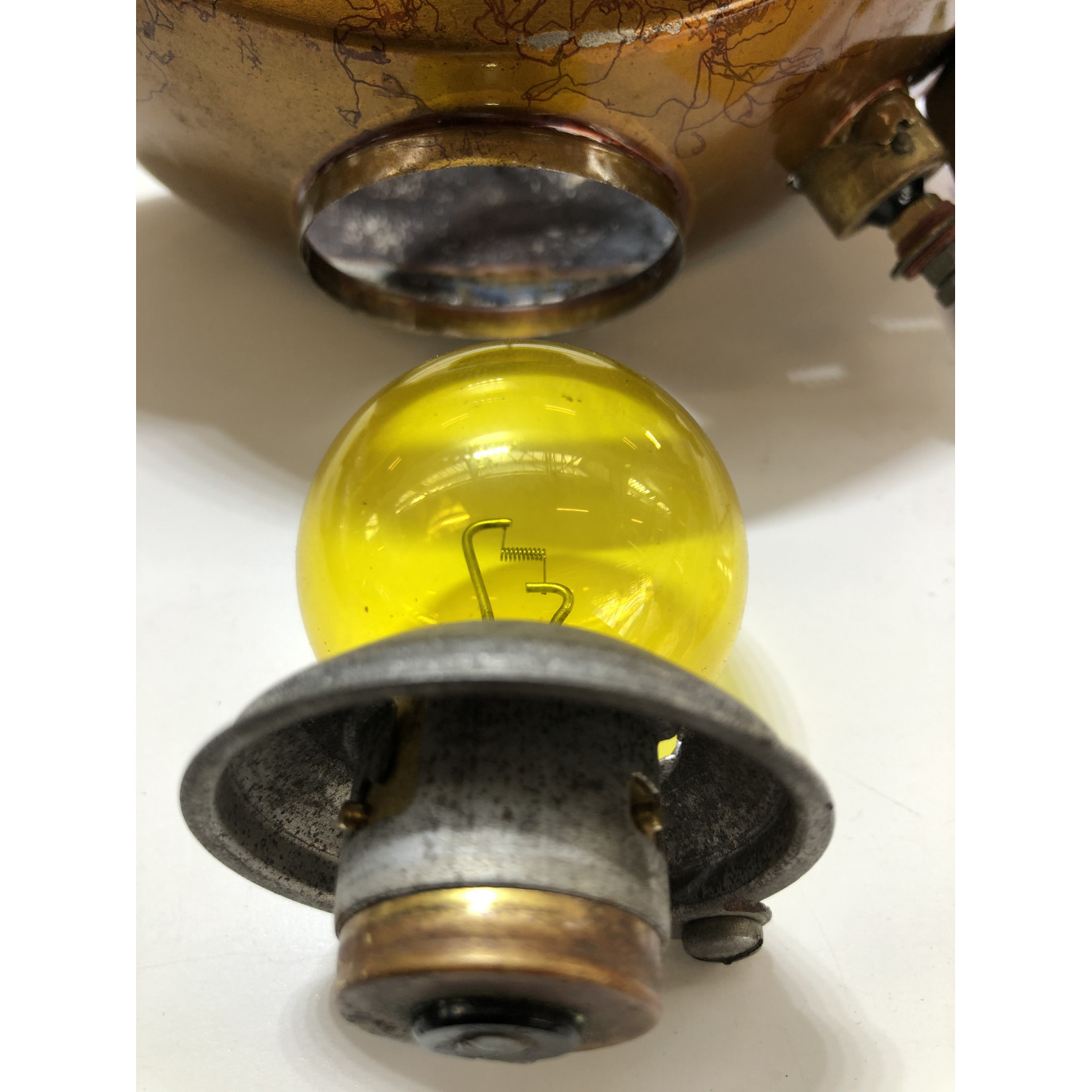 Ampoule LED BA21s, 3 ERGOTS, 6 à 12v, Blanc Chaud