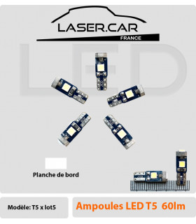 Ampoules LED T5   LOT DE 5