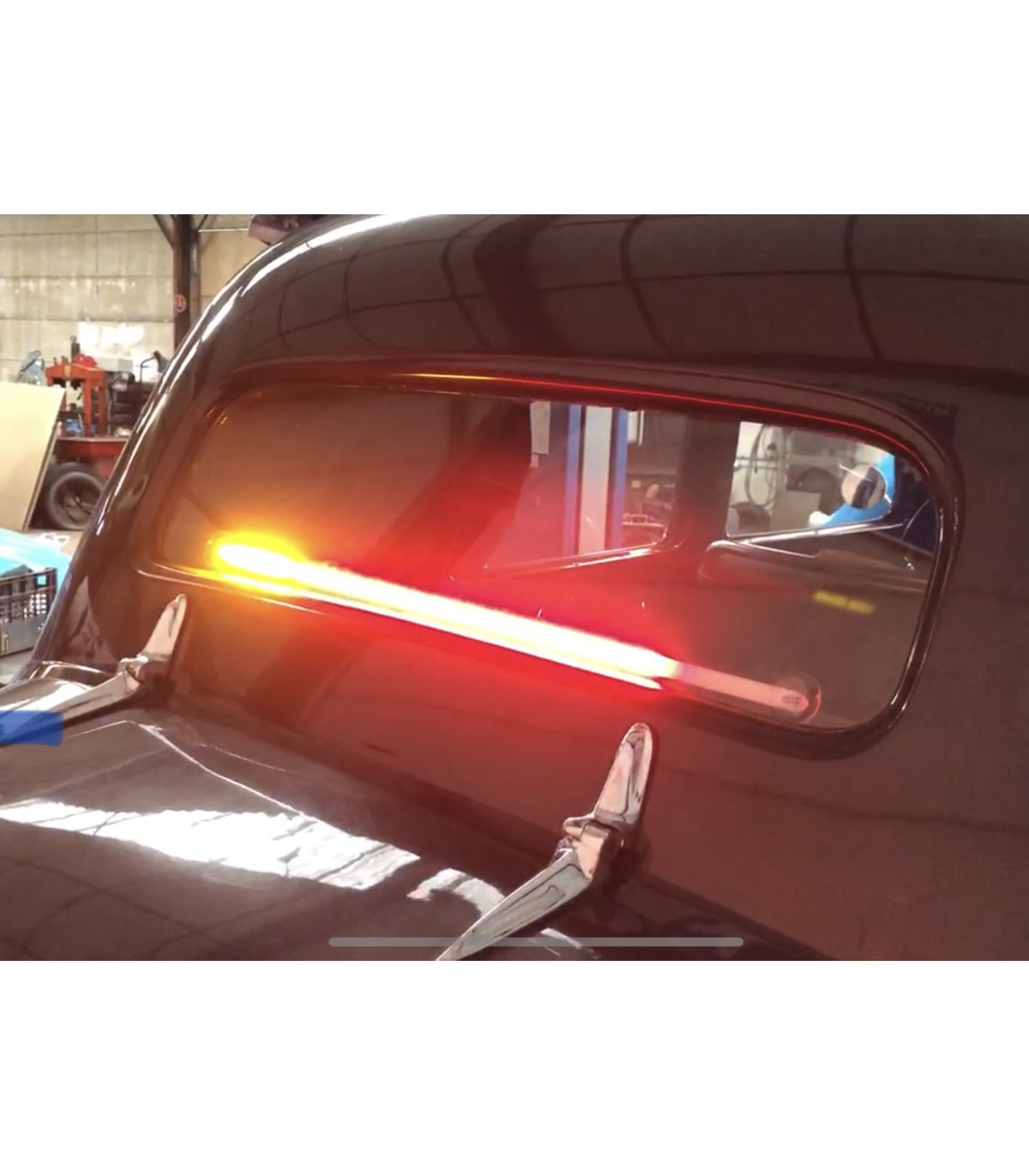Barre lumineuse LED clignotante magnétique pour voiture, feu de