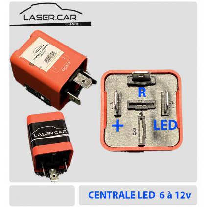 KIT éclairage LED 6v (ou 12v) platine pour 4cv Renault