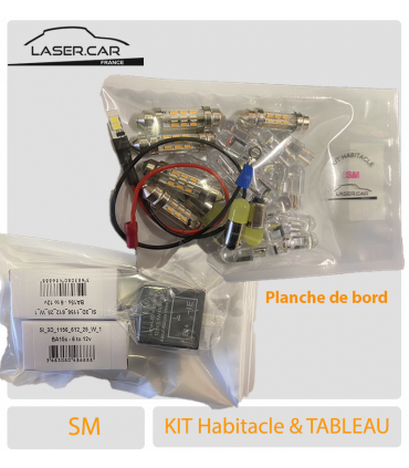 Kit LED habitacle et Planche de bord -  SM Citroen -