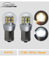 AMPOULES LED, P21W, 1156, BA15s, 6 à 12V , LASER CAR