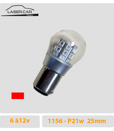 P21w, 1156, BA15S, LED 6v à 12v. Série 3D PRO