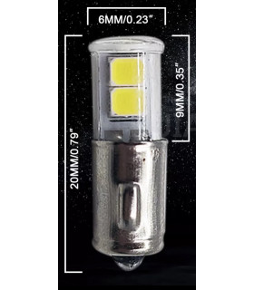 BA7s LED 6/12v, 50 / 180lm, Tableau de bord, instruments, 2D