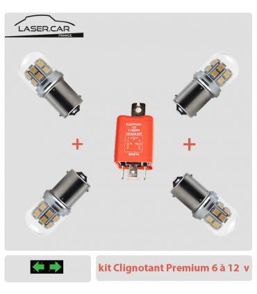 kIT CLIGNOTANT LED, LASER CAR,  4