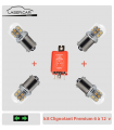 Kit CLIGNOTANT LED 6 à 12 volts.  PREMIUM 4 Ampoules