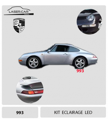 KIT D'ECLAIRAGE LED POUR PORSCHE 993 _ LASER CAR