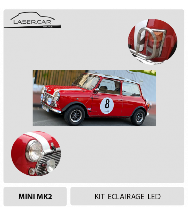 KIT éclairage LED POUR  AUSTIN MINI MK2 LASER CAR