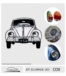 Kit LED COX vw, 6v, 12v