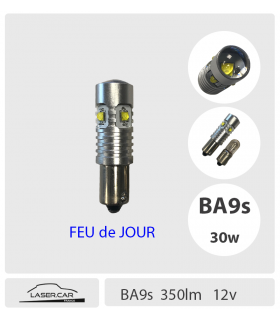 Ampoule LED BA9s,  auto /moto LASER CAR, LASERCAR,  6000 kv , 30 w - Feu de jour, veilleuses , Qualité Pro
