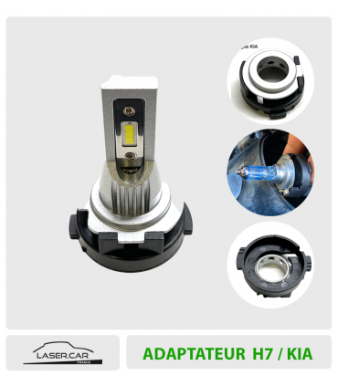 Adaptateur LED pour H7 sur KIA