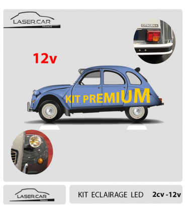 KIT Led PREMIUM pour 2CV 12V Citroen.
