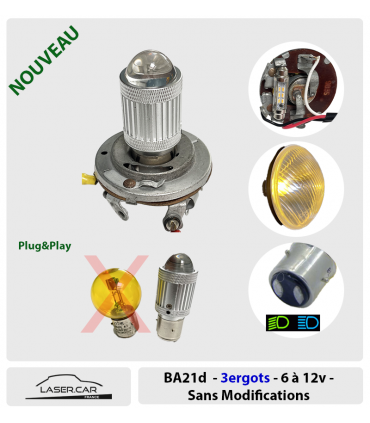BA21D LED 6V LASERCAR