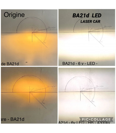 KIT éclairage LED  Premium 6v ou 12v - Dauphine sans modification