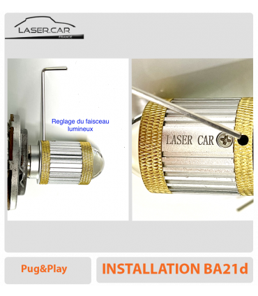 KIT éclairage LED  Premium 6v ou 12v - Dauphine sans modification