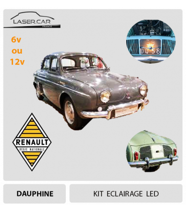 KIT LED POUR RENAULT DEAUPHINE _ ONDINE