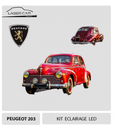 kIT LED 203 PEUGEOT, kit LED COMPLET