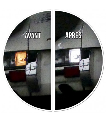 P21w, 1156, BA15S, LED 6v à 12v. Série 3D PRO