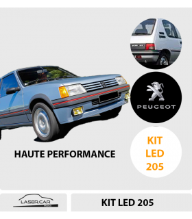 KIT éclairage Led complet pour PEUGEOT 205 - Série xMAX