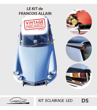 kit LED DS 21  ID19-20, LASER CAR  FRANCOIS  ALLAIN VINTAGE MECANIC SAISON7 _  ID20 _