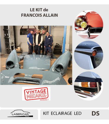 TOURNAGE VINTAGE MECANIC SAISON 7 LA DS 21 DE FRANCOIS ALLAIN AVEC LASER CAR