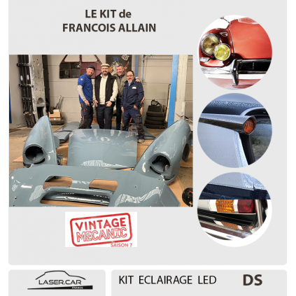 TOURNAGE VINTAGE MECANIC SAISON 7 LA DS 21 DE FRANCOIS ALLAIN AVEC LASER CAR