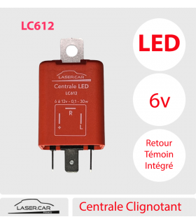 Centrale clignotant LED 6 à 12 v, LC612,