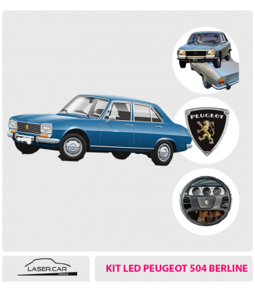 KIT éclairage LED complet pour Peugeot 504 BERLINE