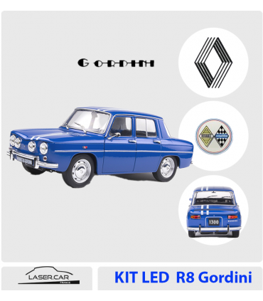 KIT éclairage LED  complet pour  RENAULT 8 & R8 GORDINI