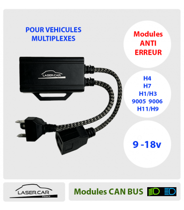 CAN BUS decoder__ la Paire - module error free ODB, anti parasites LED