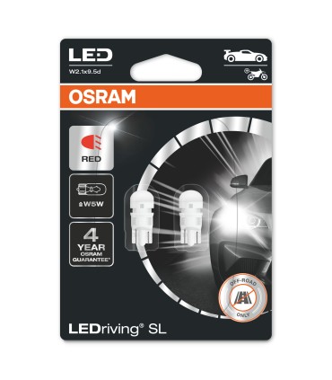 T10 (W5W)  Rouge 12V LEDriving  SL OSRAM