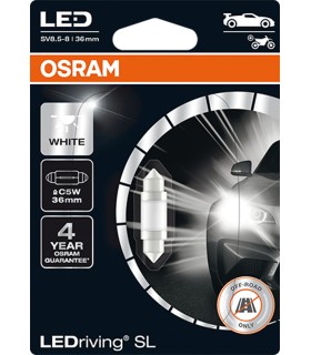 NAVETTE (C5W) 36mm COOL WHITE 6000K 12V