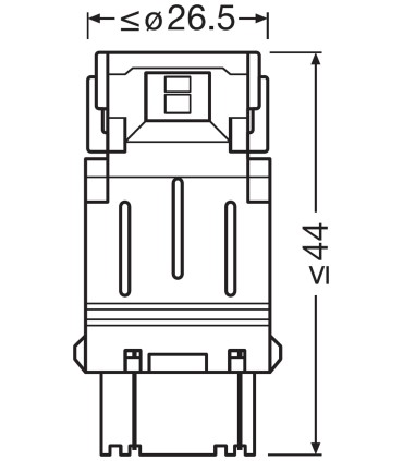 OSRAM LED P27/7W SL COOL WHITE 6000K 12V