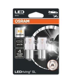 OSRAM LED P21W SL AMBER 12V