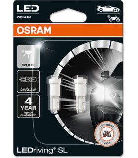 OSRAM LED W2.3W SL COOL WHITE 6000K 12V