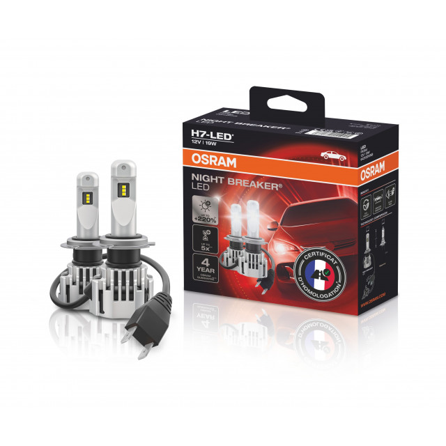 Pack ampoules LED H7 OPEL Corsa E 3/5 portes (X15) 09.2014 et plus - LED 72W Blanc main image 1