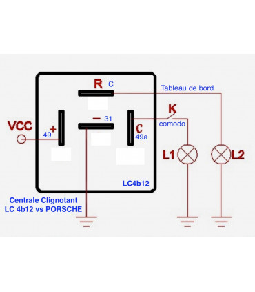 Centrale Clignotant LC4b12 LASER CAR