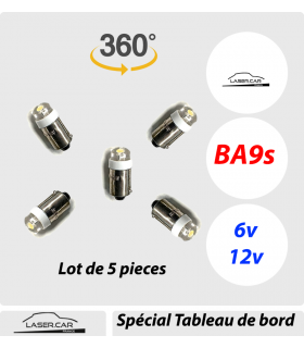 BA9s Planche de Bord et instruments 6v 12v LASER CAR