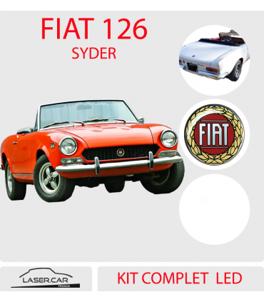 kIT ECLAIRAGE LED POUR FIAT 124 SPYDER 1968. LASER CAR