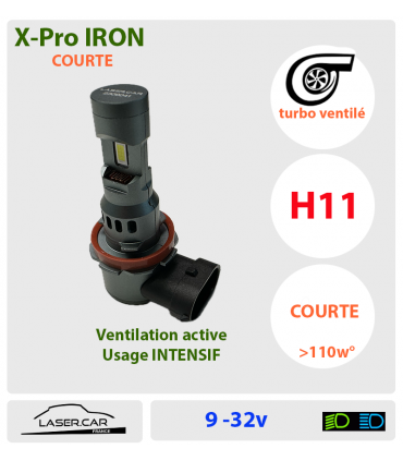 H11, H9, H8  SERIE IRON 35W 6500°Kv  LASERCAR
