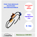 RESISTANCES universelle pour LED - Anti-erreur / Warning Canceller