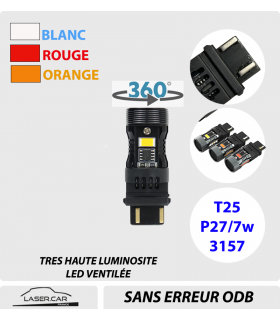 P27/7W, 3157, T25 LED CAN CUS SERIE XTREM LASERCAR