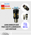 PY21w 1156 LED, BAU15s 12 v - Série X-TREM CANBUS Haute Puissance