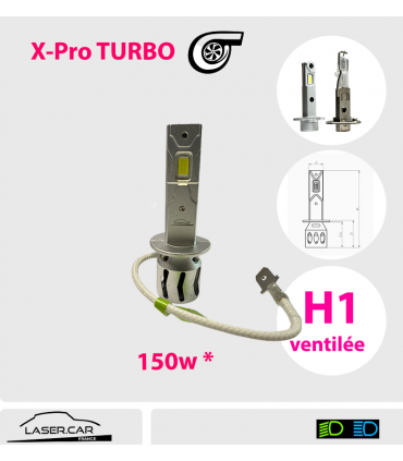 H1. TURBO VENTILEE LASER CAR. 150 W LED