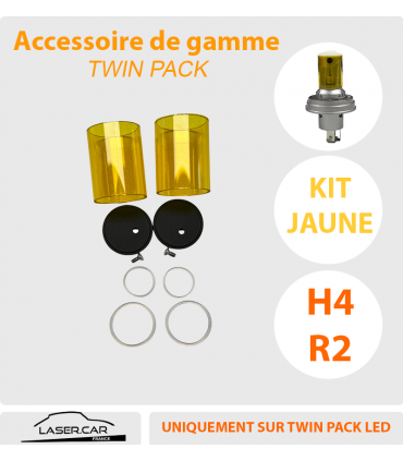 kit de verres jaunes pour Vintage Cars